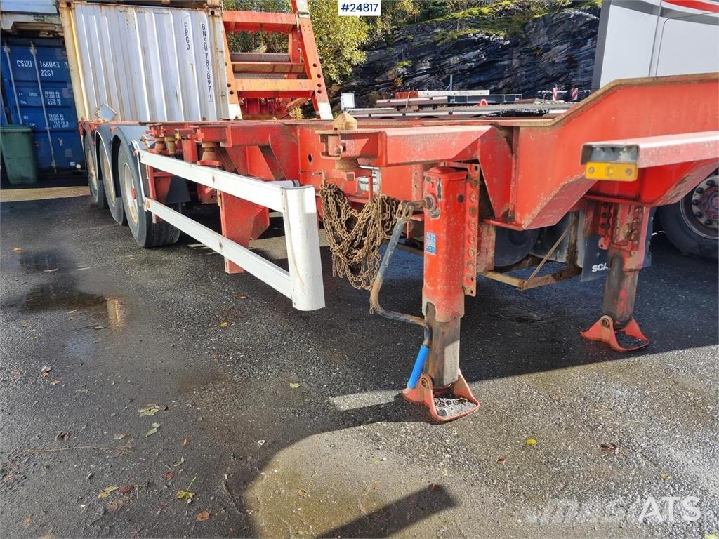 HFR 3 akslet Container Chassis with Thermo King Unit Kontejnerske prikolice