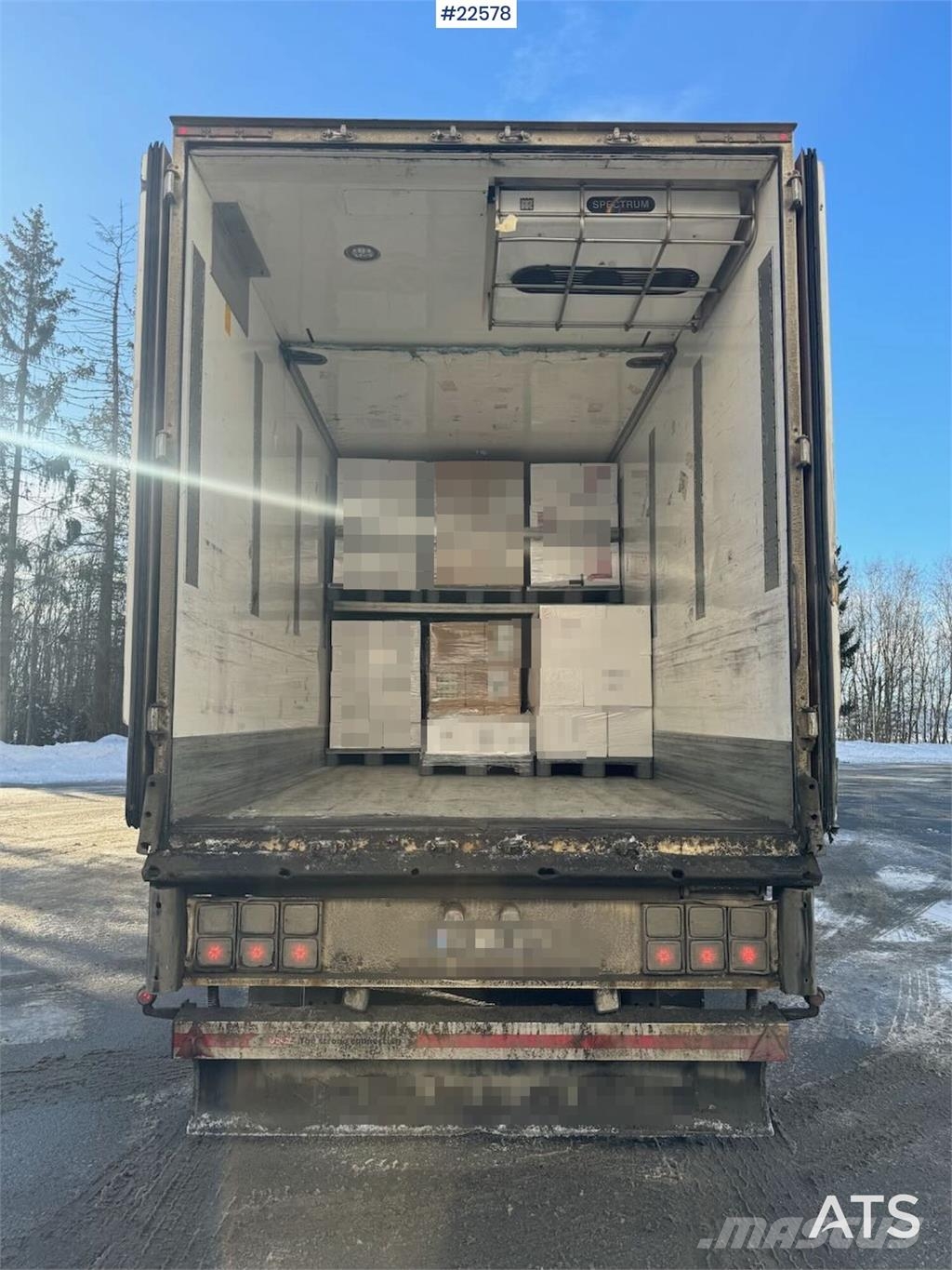 HFR cabinet semi-trailer with Thermo King refrigeratio Frigofrik kamyonlar