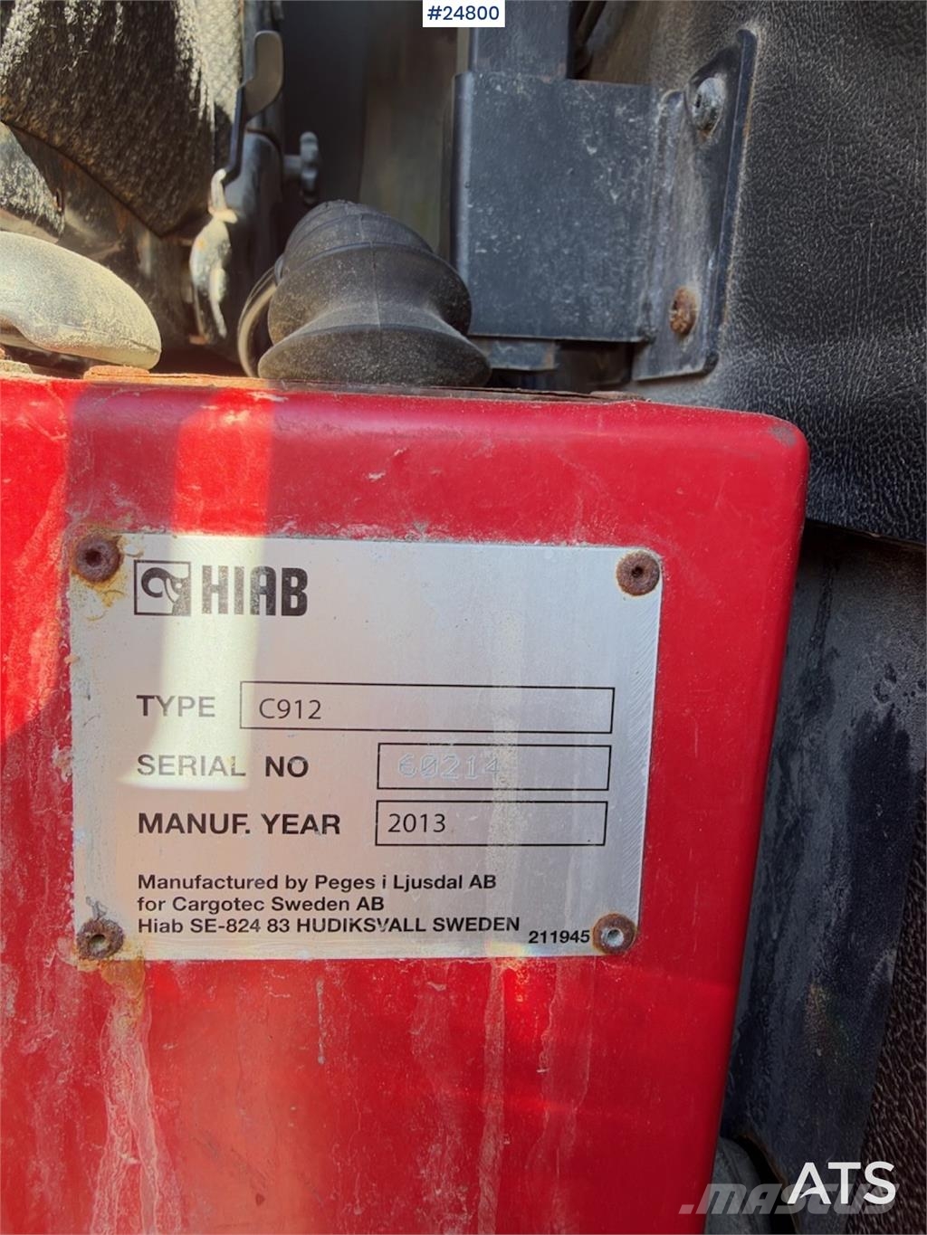 Hiab C912 Tømmerkraner