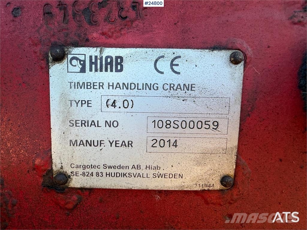 Hiab C912 Tømmerkraner