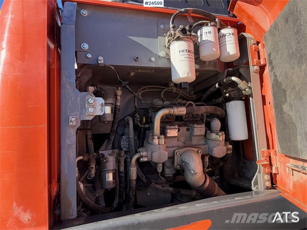 Hitachi ZX140W-6 Wheeled excavator with tilt, bucket and N Hjulgravere