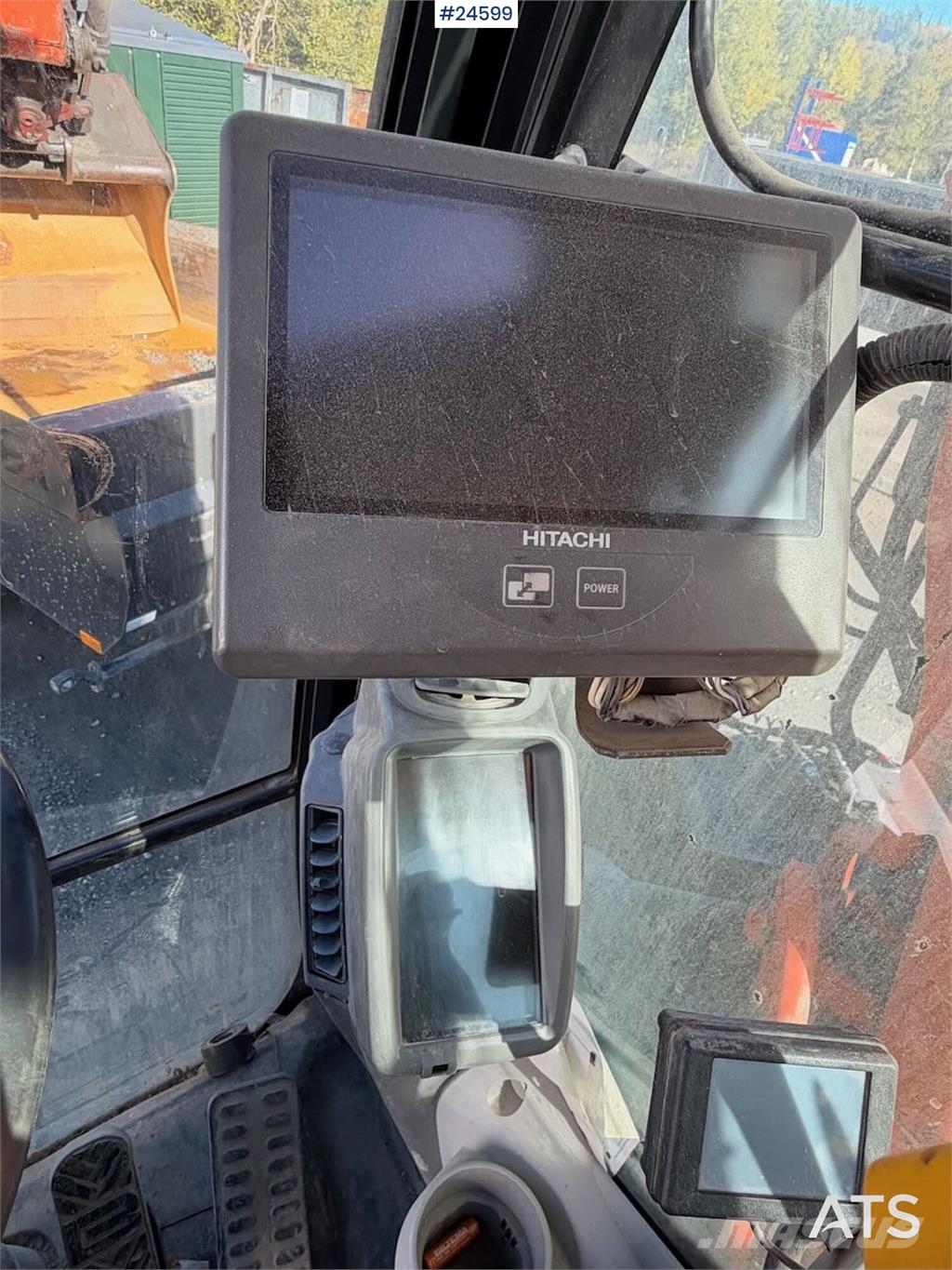 Hitachi ZX140W-6 Wheeled excavator with tilt, bucket and N Hjulgravere