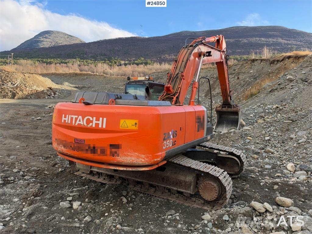 Hitachi ZX350LC-3 Excavator with Digging Bucket Beltegraver