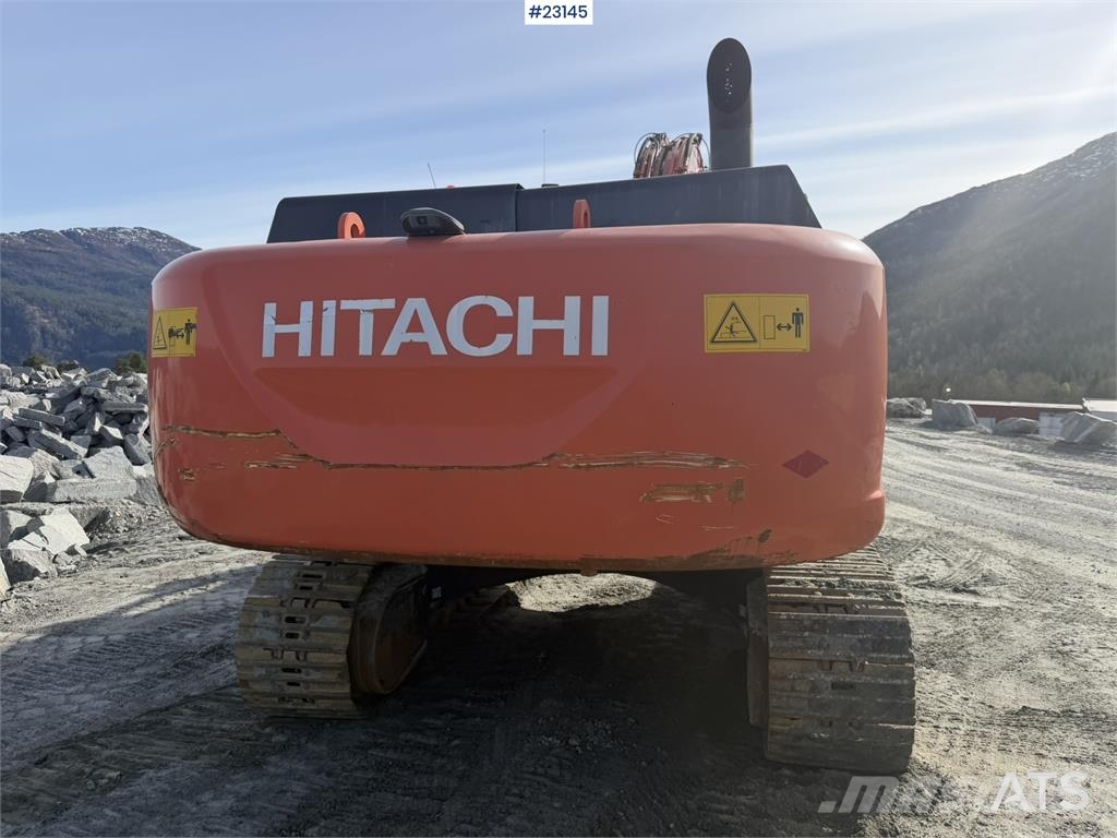 Hitachi ZX350LC-5B excavator with a tooth bucket Crawler excavators