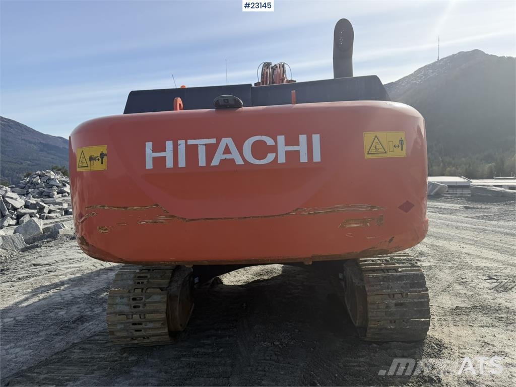Hitachi ZX350LC-5B excavator with a tooth bucket Crawler excavators