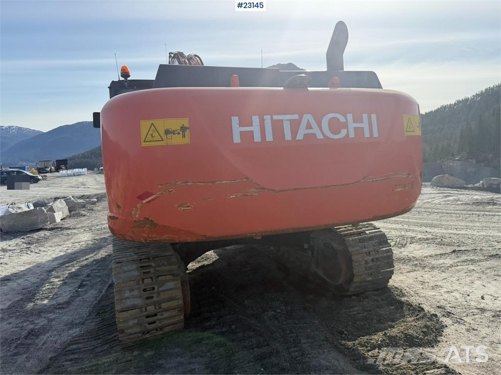 Hitachi ZX350LC-5B excavator with a tooth bucket Crawler excavators