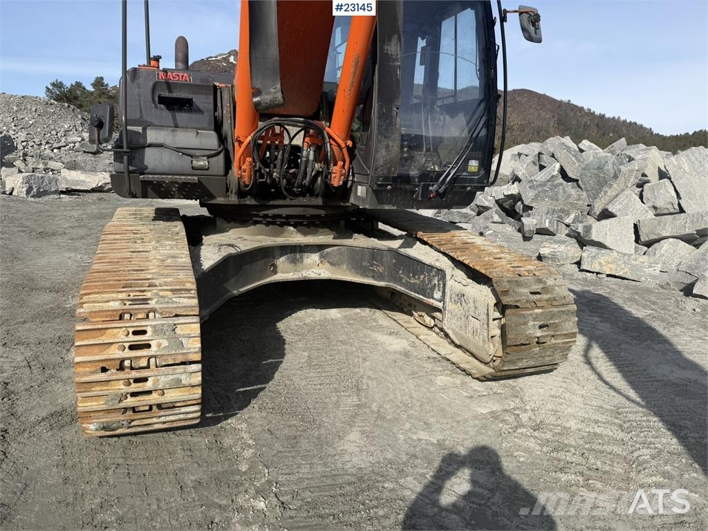 Hitachi ZX350LC-5B excavator with a tooth bucket Crawler excavators