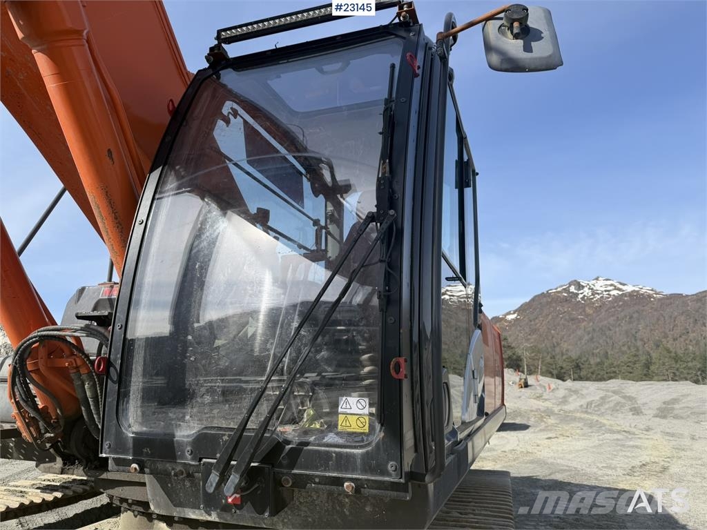 Hitachi ZX350LC-5B excavator with a tooth bucket Crawler excavators