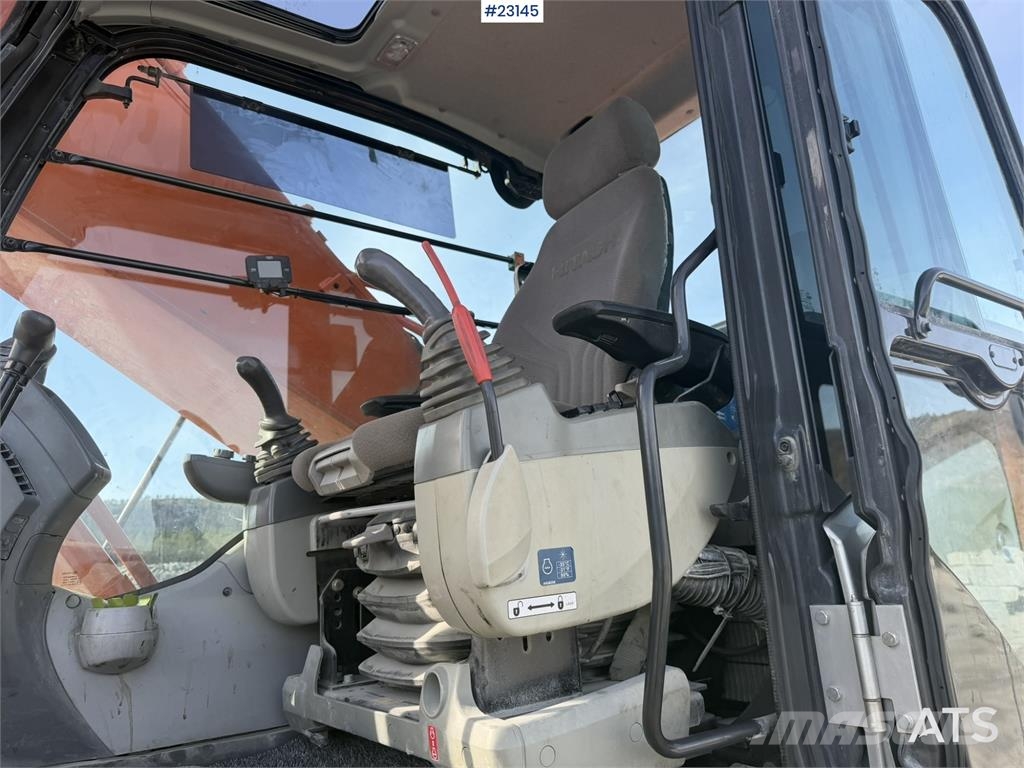 Hitachi ZX350LC-5B excavator with a tooth bucket Crawler excavators