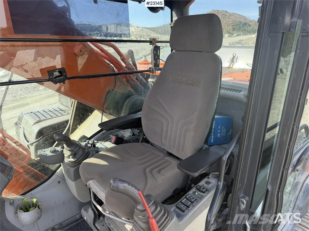 Hitachi ZX350LC-5B excavator with a tooth bucket Crawler excavators