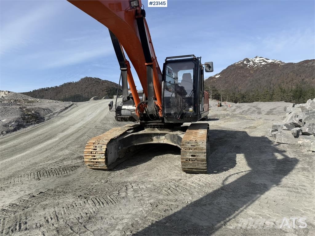 Hitachi ZX350LC-5B excavator with a tooth bucket Crawler excavators