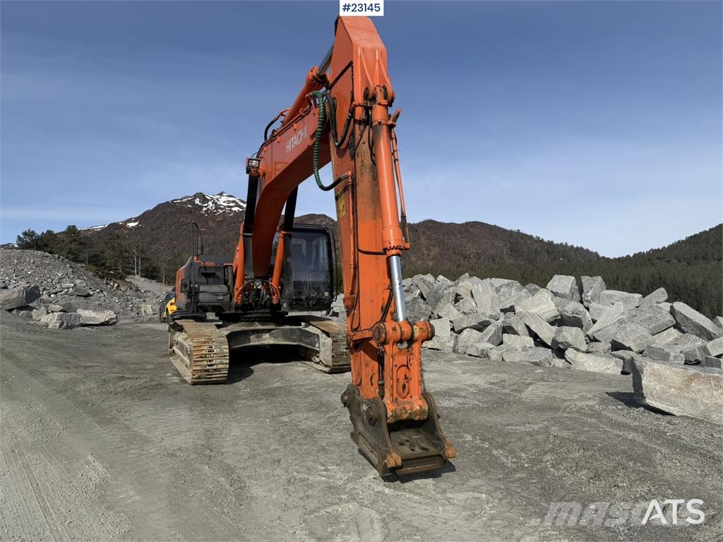 Hitachi ZX350LC-5B excavator with a tooth bucket Crawler excavators
