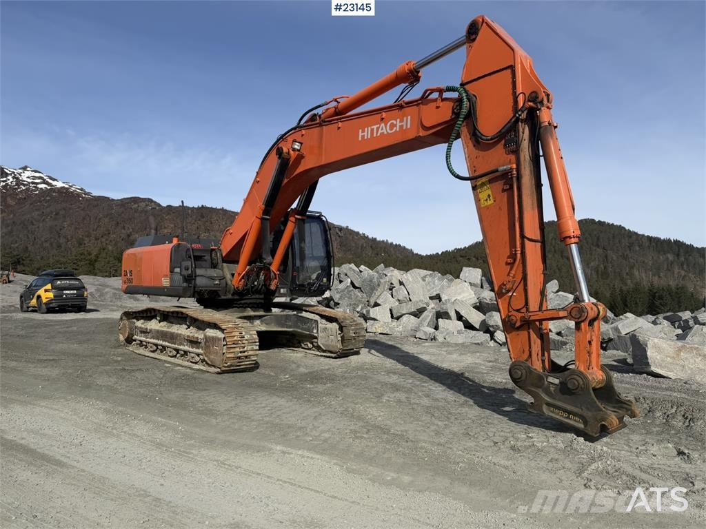 Hitachi ZX350LC-5B excavator with a tooth bucket Crawler excavators