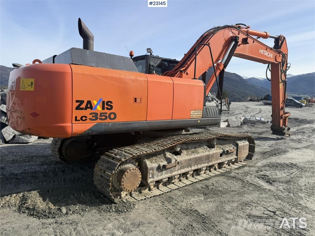 Hitachi ZX350LC-5B excavator with a tooth bucket Crawler excavators
