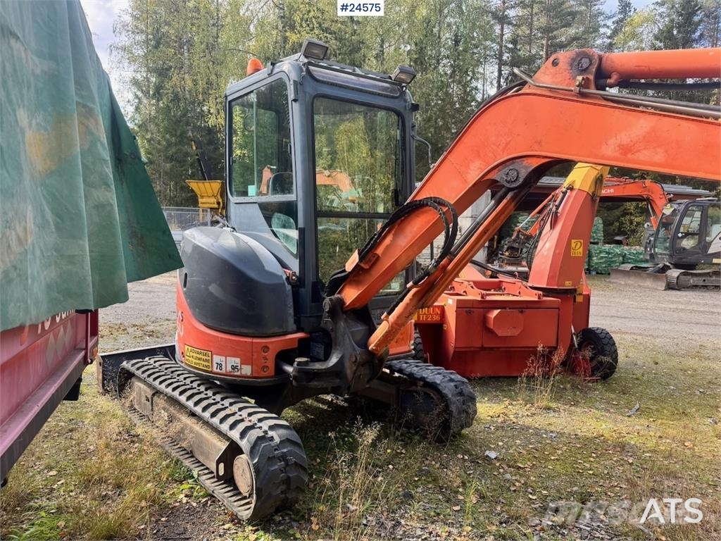 Hitachi ZX35U-2 Mini Excavator with 3 Buckets – 1,870 Hour Minigravere <7t