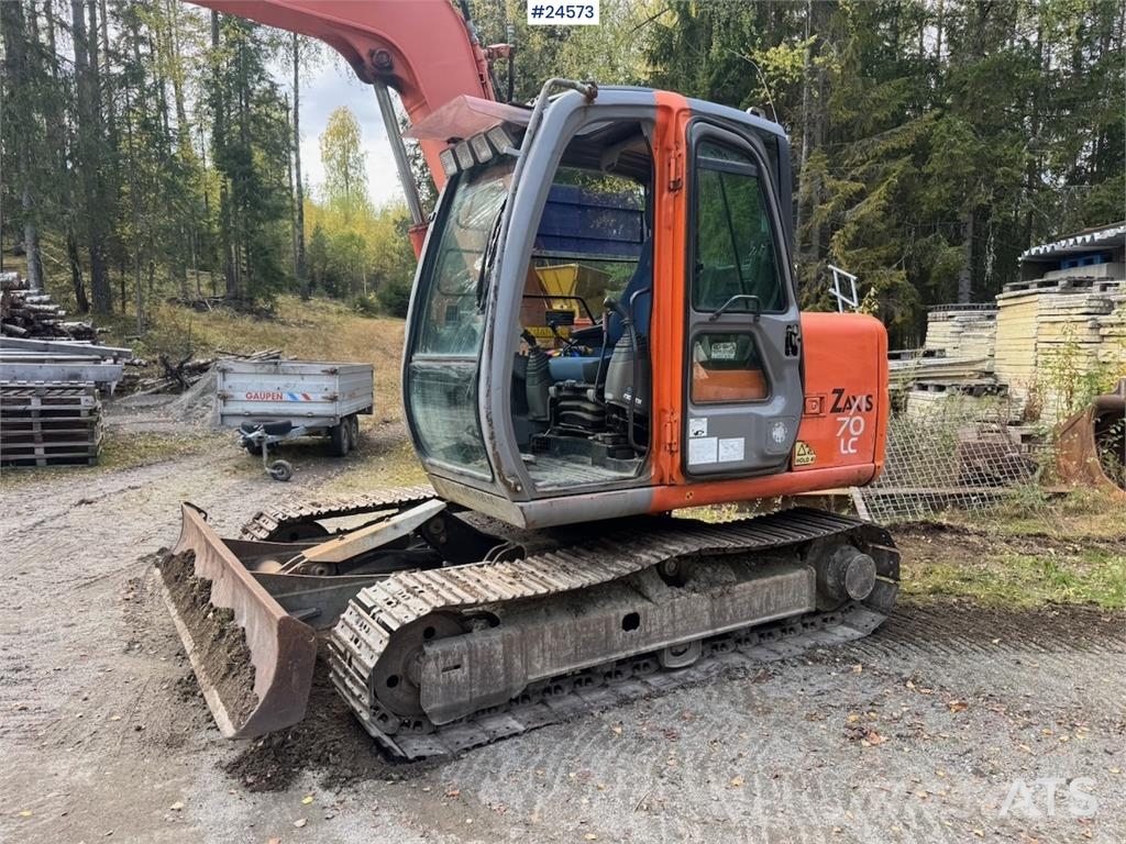 Hitachi ZX70 Excavator with Tiltrotator and 3 Buckets – On Beltegraver