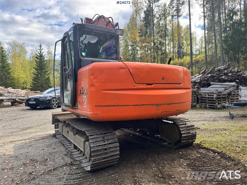 Hitachi ZX70 Excavator with Tiltrotator and 3 Buckets – On Beltegraver