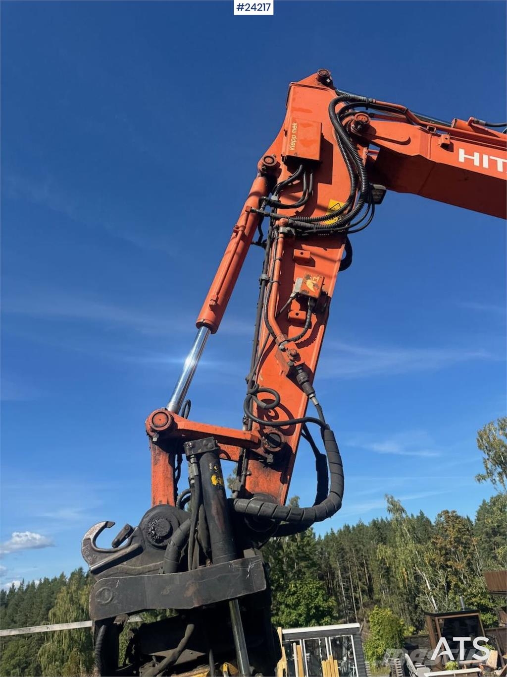 Hitachi ZX85US-5A Excavator with Tilt, Grading Bucket and  Beltegraver