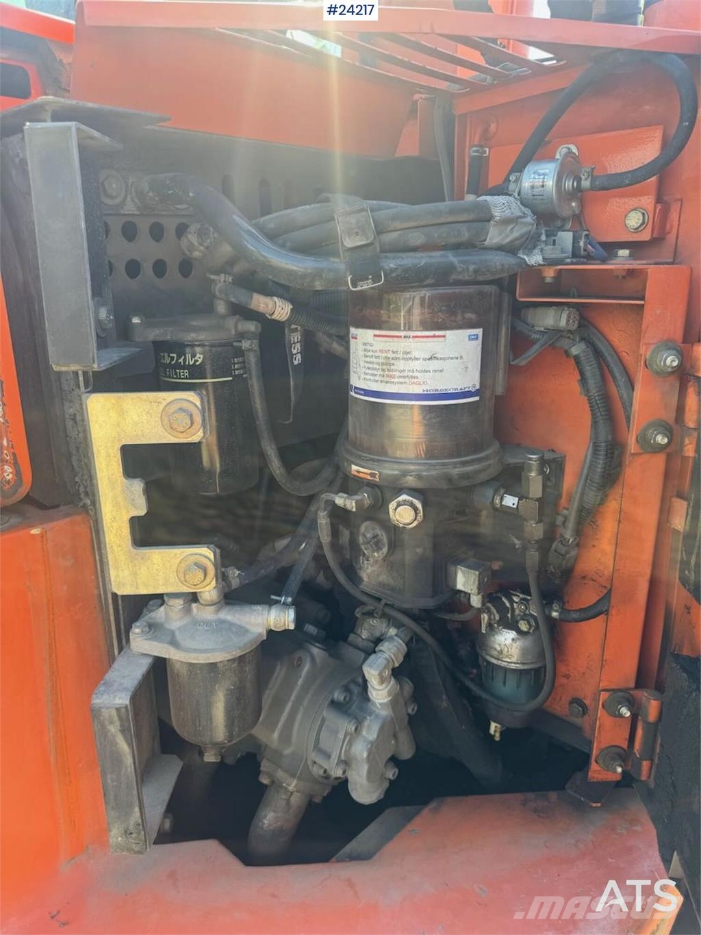 Hitachi ZX85US-5A Excavator with Tilt, Grading Bucket and  Beltegraver