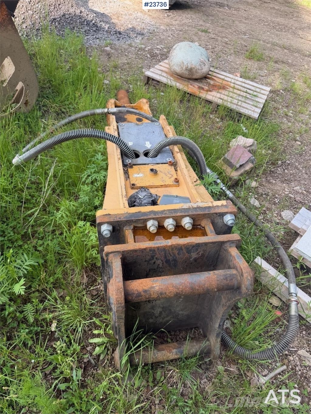 HK Spesialisten Hydraulic Breaker with S60 Coupler Kladiva
