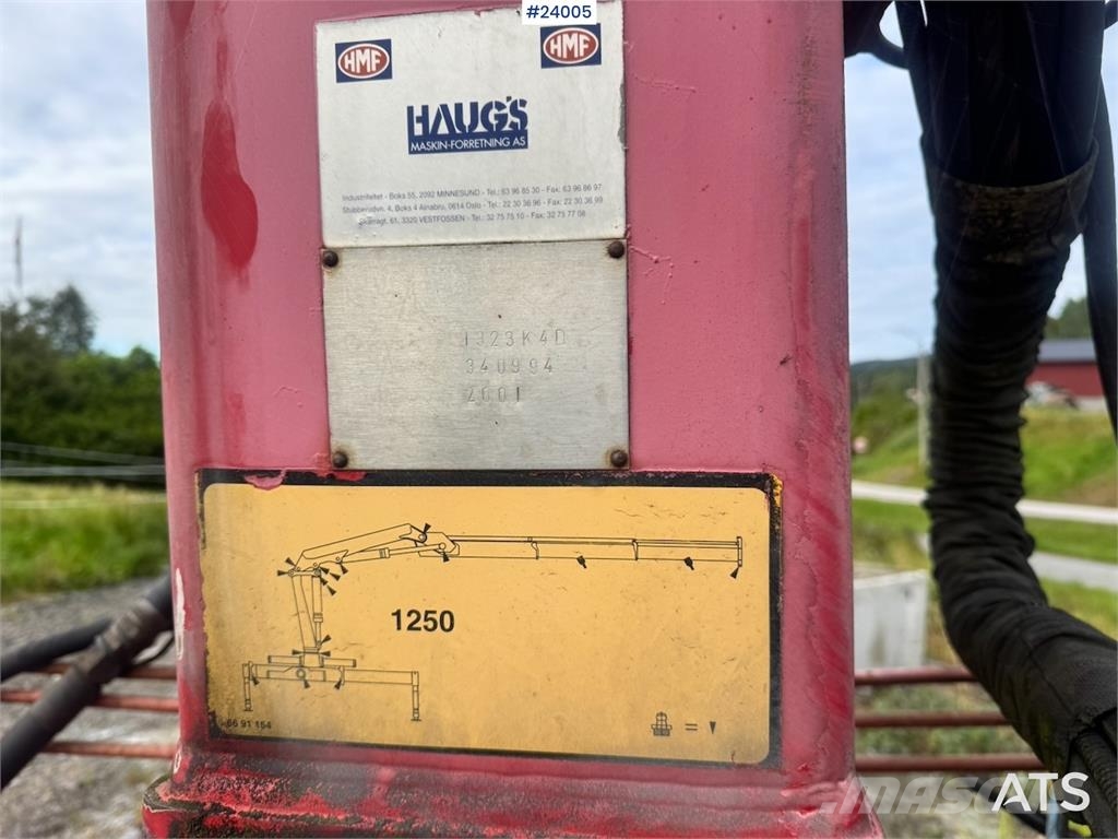 HMF 1320 Rear-Mounted Crane Overige hijsinrichtingen