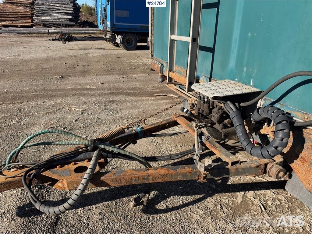 Høglund BA10 Wood Chip Trailer – Hydraulic Roof an Egyéb pótkocsik
