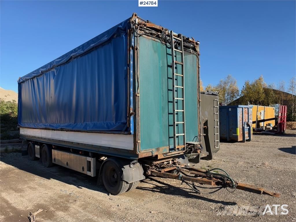 Høglund BA10 Wood Chip Trailer – Hydraulic Roof an Egyéb pótkocsik