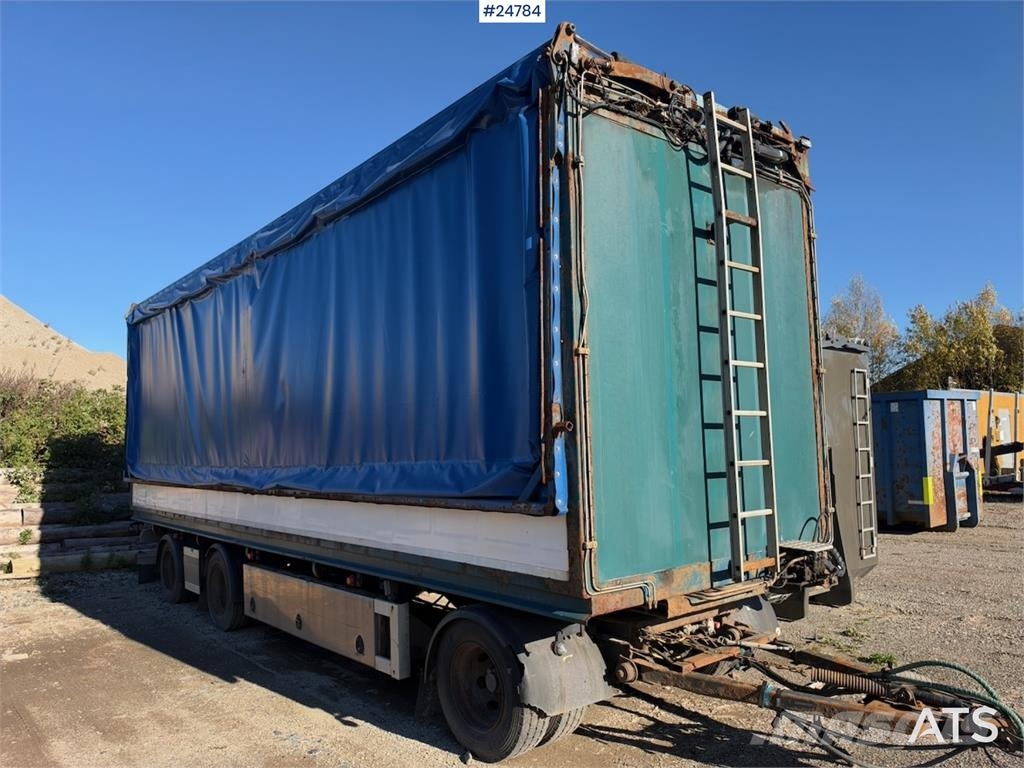 Høglund BA10 Wood Chip Trailer – Hydraulic Roof an Egyéb pótkocsik