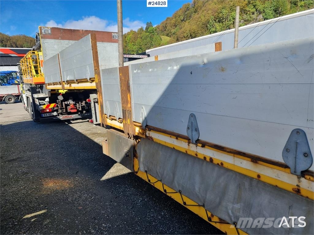 HRD 3 axle jumbo trailer with an extendable deck Andre hengere