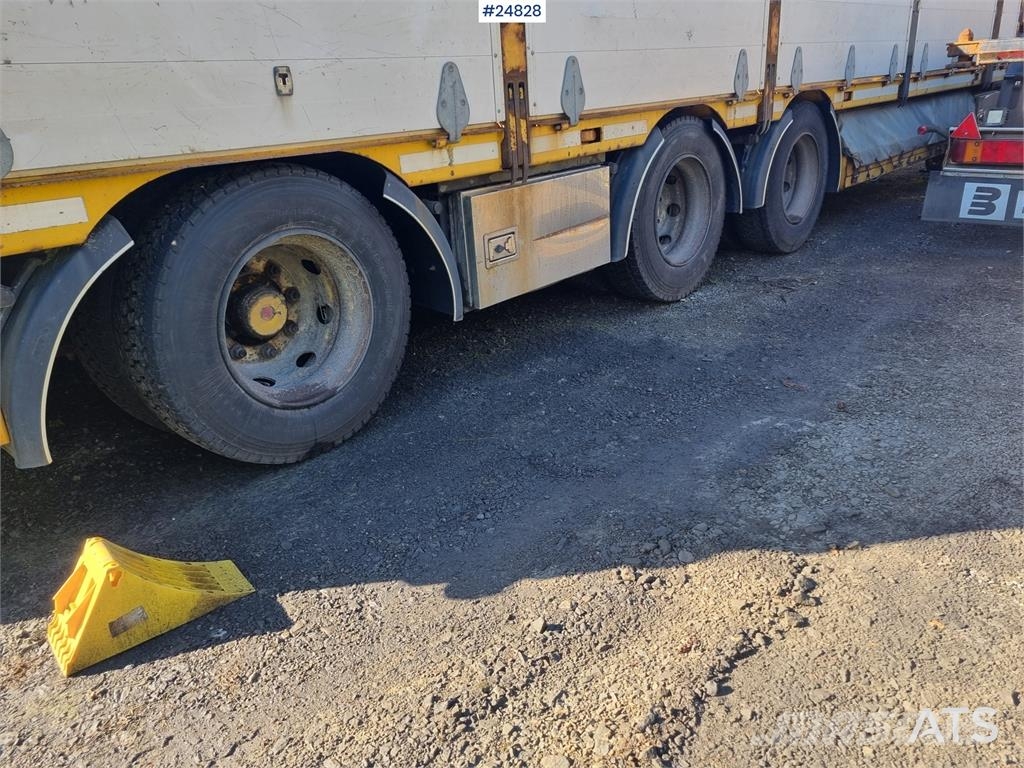 HRD 3 axle jumbo trailer with an extendable deck Andre hengere