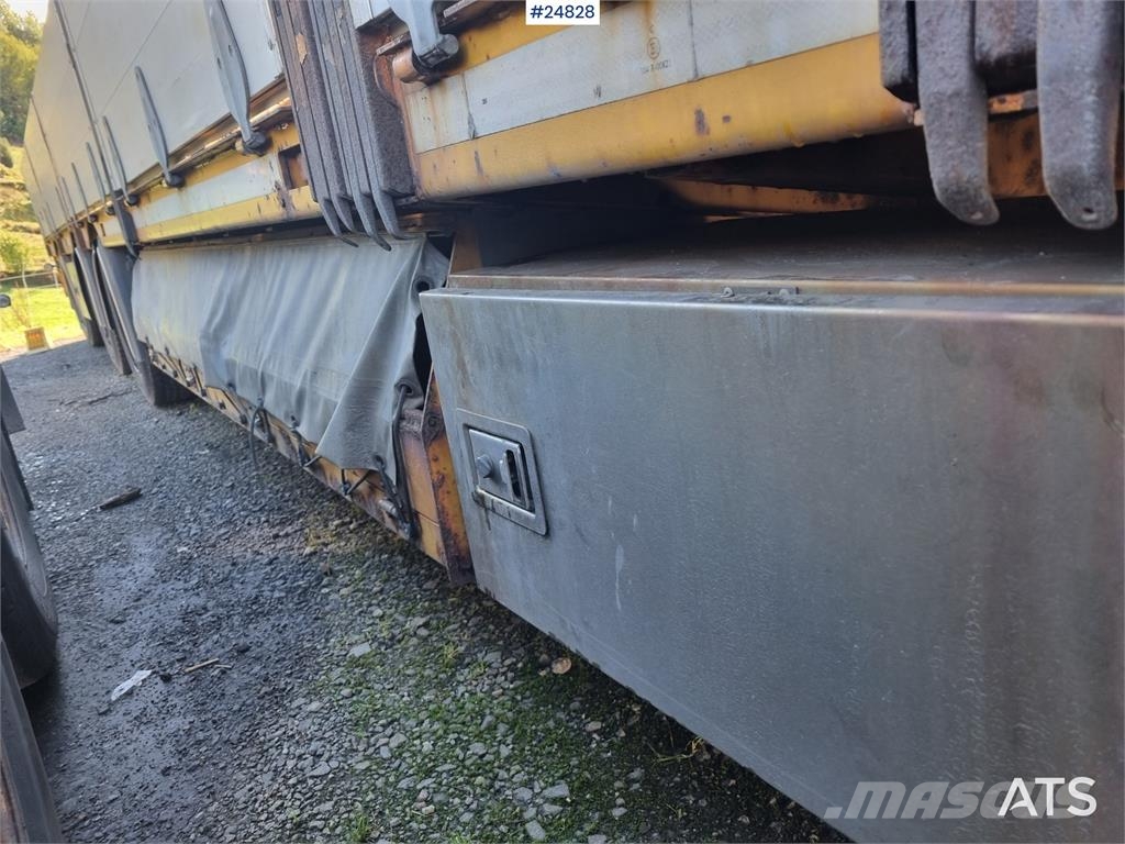 HRD 3 axle jumbo trailer with an extendable deck Andre hengere