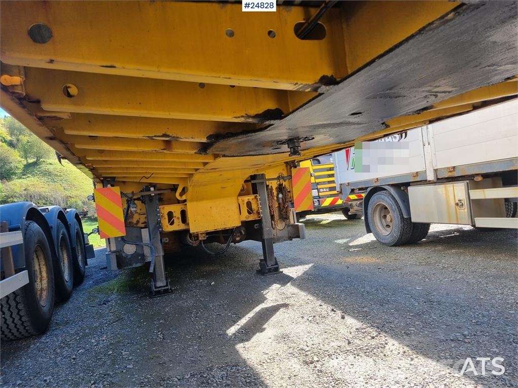 HRD 3 axle jumbo trailer with an extendable deck Andre hengere