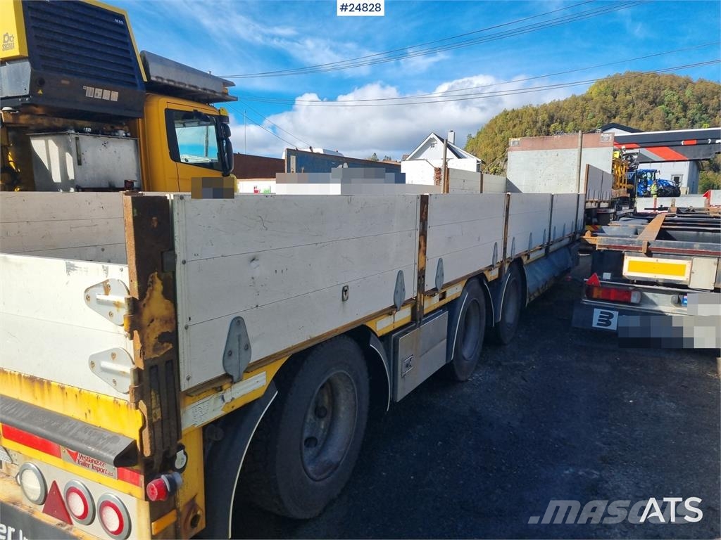 HRD 3 axle jumbo trailer with an extendable deck Andre hengere