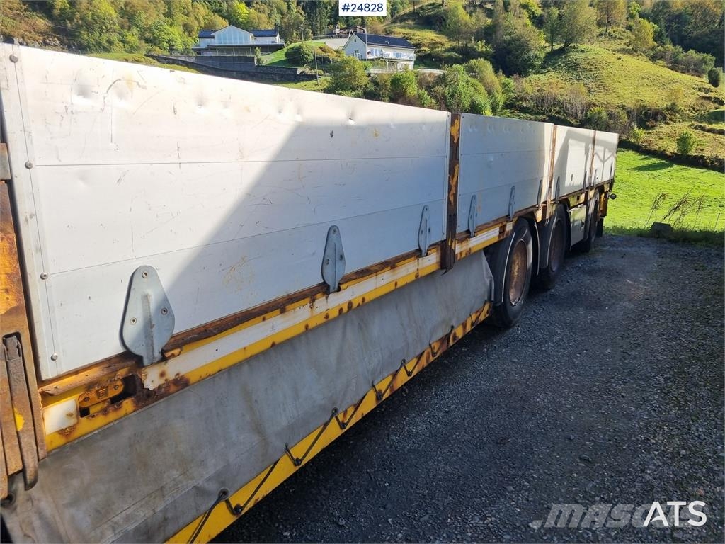 HRD 3 axle jumbo trailer with an extendable deck Andre hengere