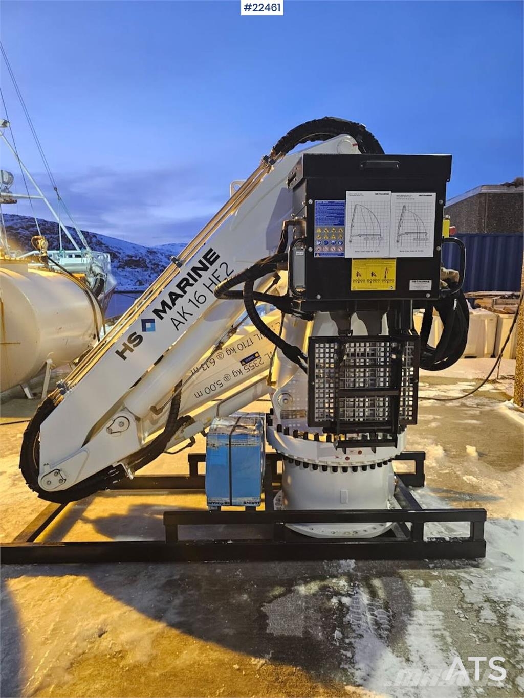 HS AK 16 HE 2 Maritime crane – 16 t/m crane and remot Overige hijsinrichtingen