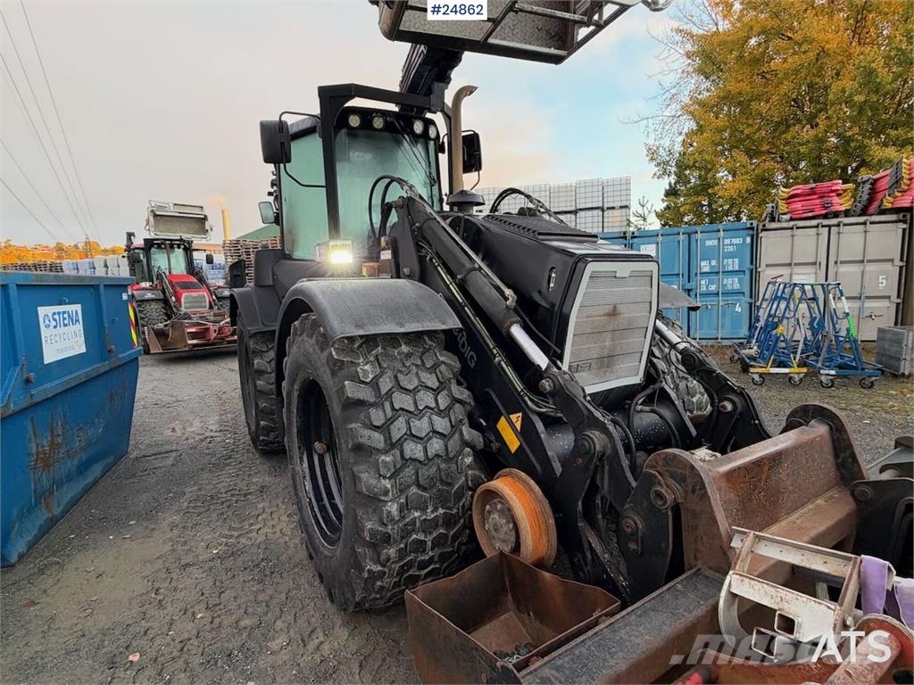 Huddig 1260B Backhoe loader with rail wheels – 3 buckets, لوادر ذات جرافات عكسية
