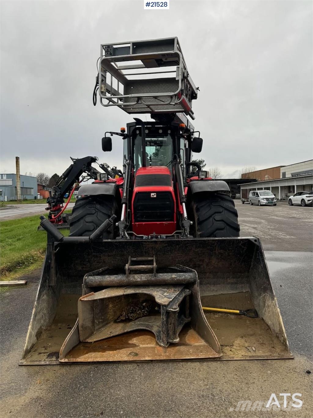 Huddig 1260C Backhoe w/ Palfinger crane, Lift, rototilt a Graafarmen