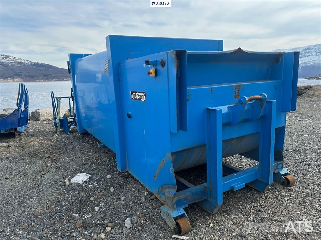 Husmann SPB 18 SW-E cardboard press. REP.OBJECT معدات الحِراجة - غير ذلك