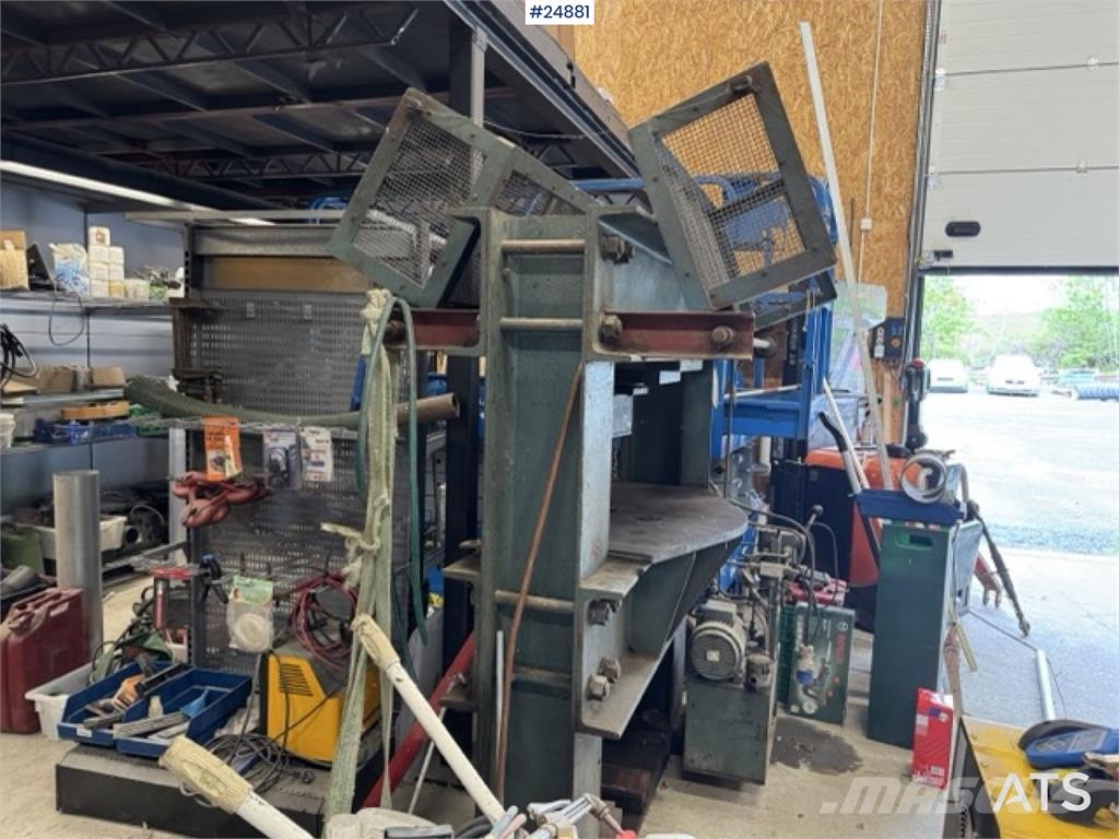 Hydraulisk verkstedpresse 60 tonn med hydraulikkag Anlegg - Annet