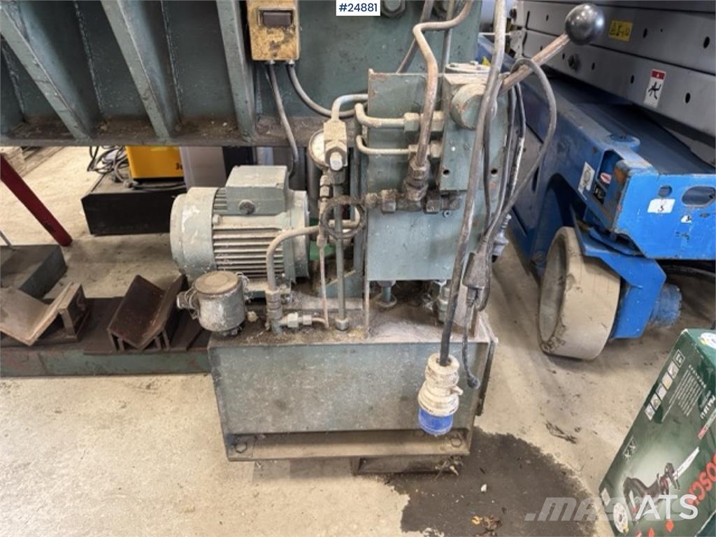 Hydraulisk verkstedpresse 60 tonn med hydraulikkag Anlegg - Annet