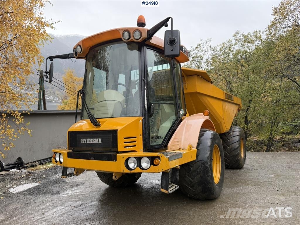 Hydrema 912E Dumper truck with white registration plates Dúmpers de obra