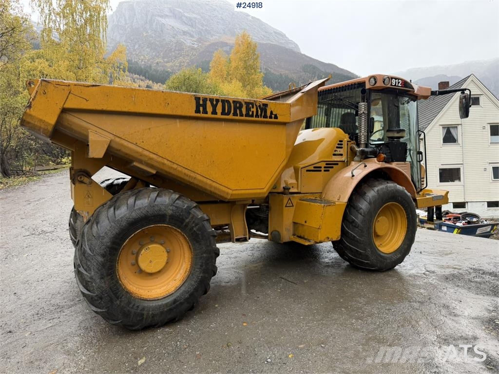 Hydrema 912E Dumper truck with white registration plates Dúmpers de obra