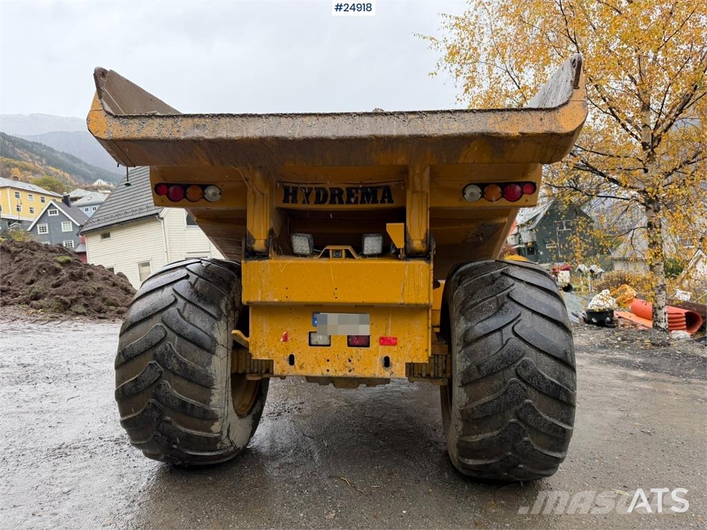 Hydrema 912E Dumper truck with white registration plates Dúmpers de obra