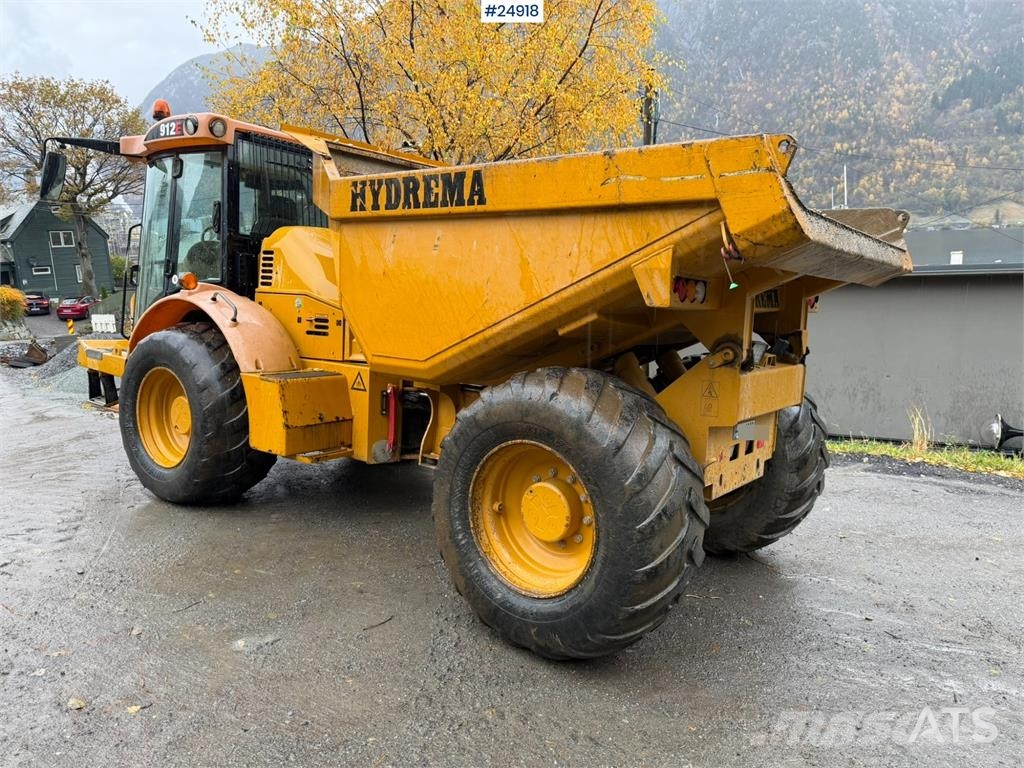 Hydrema 912E Dumper truck with white registration plates Dúmpers de obra