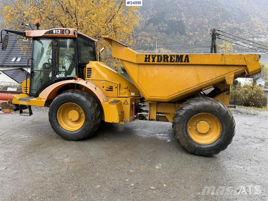 Hydrema 912E Dumper truck with white registration plates Dúmpers de obra