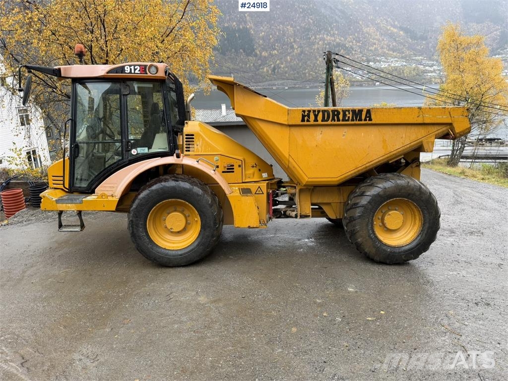 Hydrema 912E Dumper truck with white registration plates Dúmpers de obra