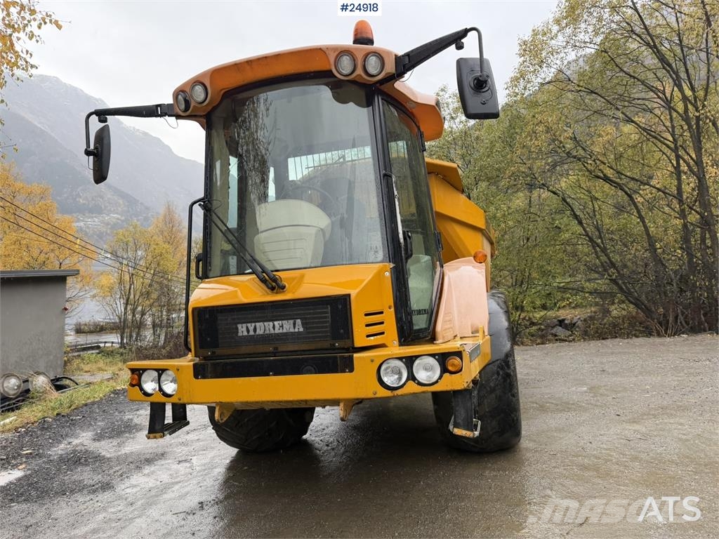 Hydrema 912E Dumper truck with white registration plates Dúmpers de obra