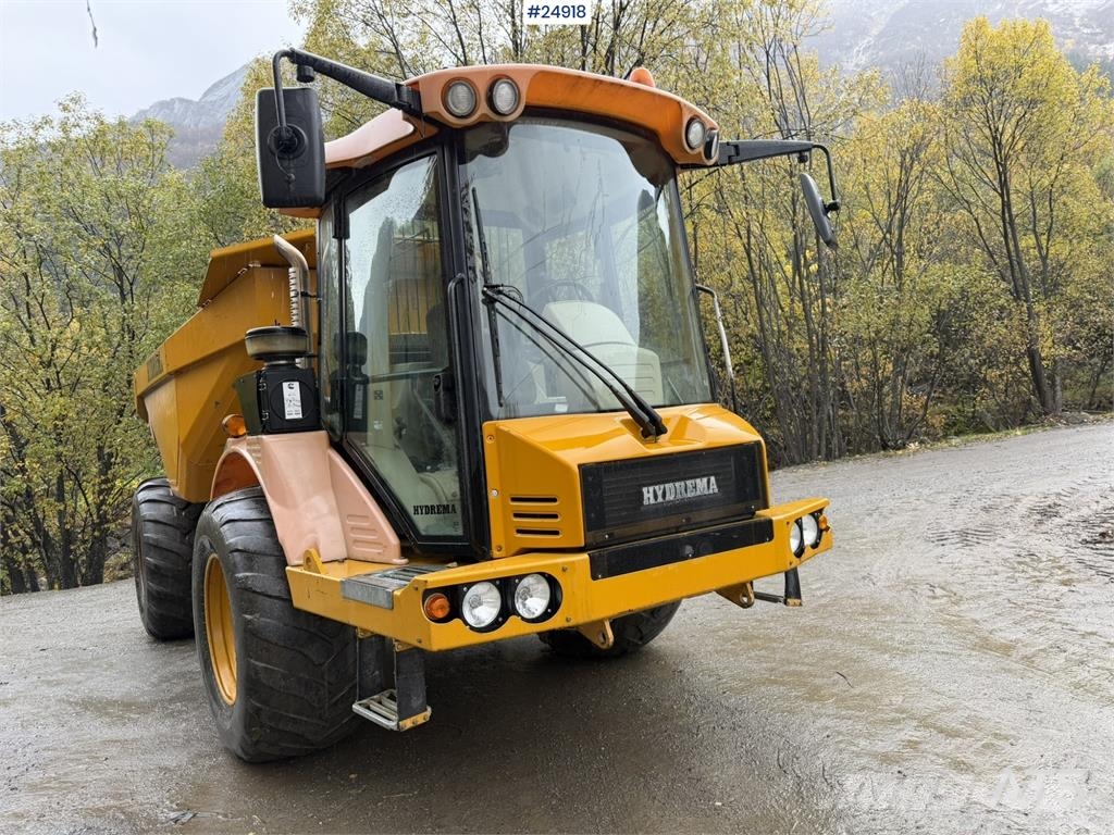 Hydrema 912E Dumper truck with white registration plates Dúmpers de obra