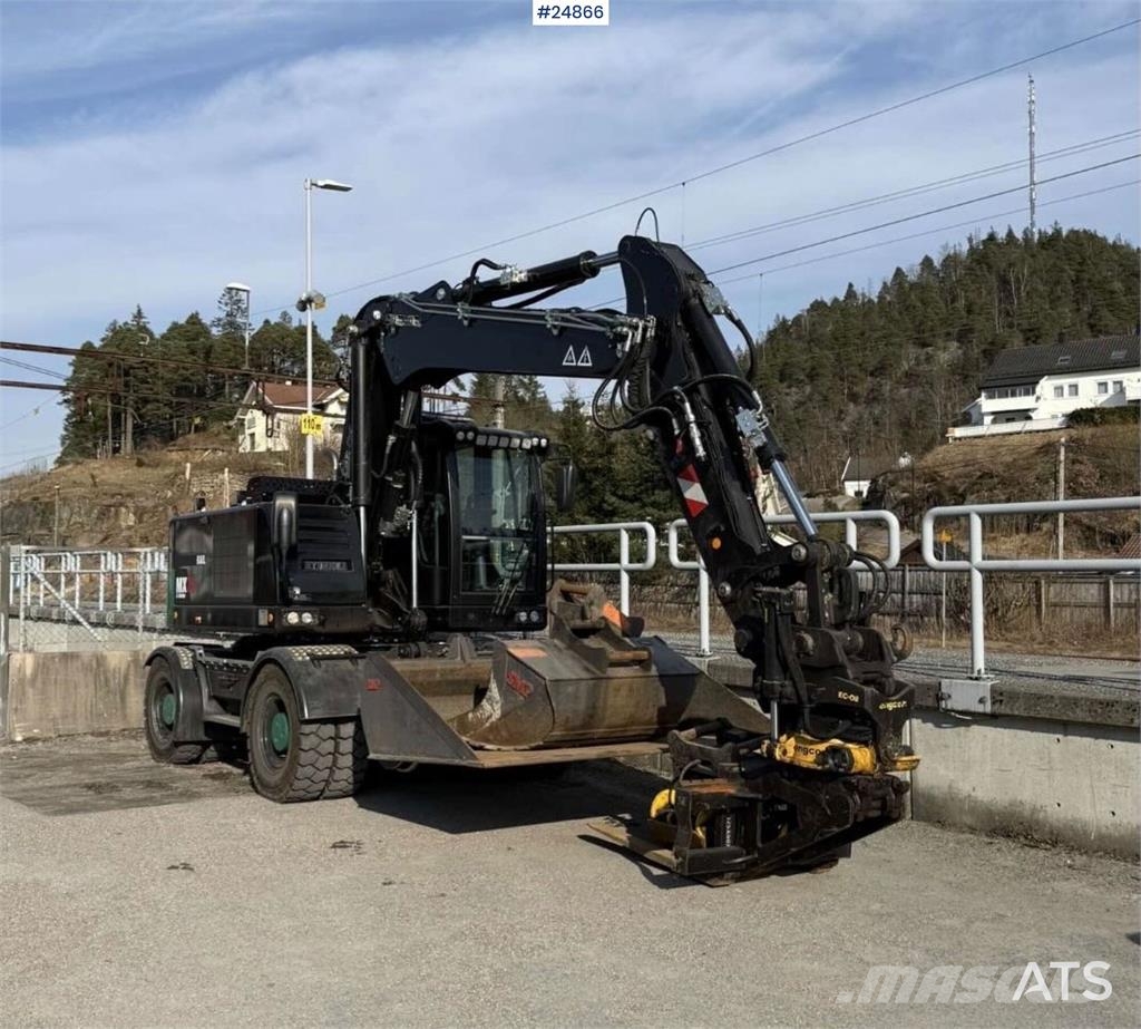 Hydrema MX20 Wheeled excavator with rail wheels Wheeled excavators