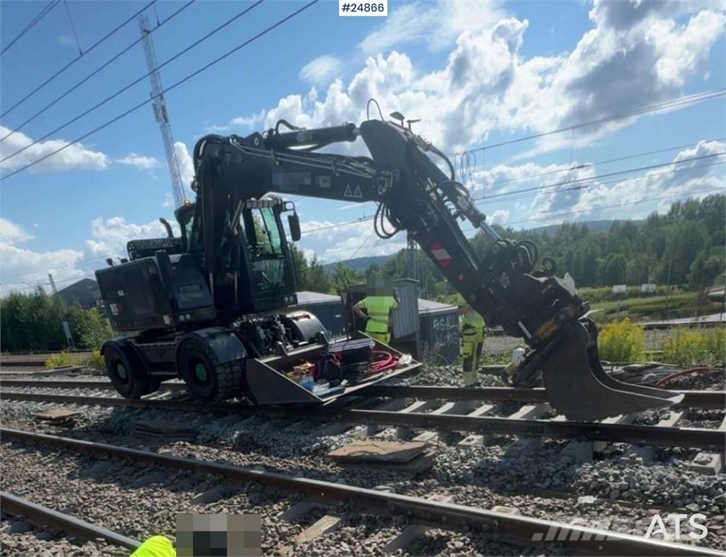 Hydrema MX20 Wheeled excavator with rail wheels Wheeled excavators